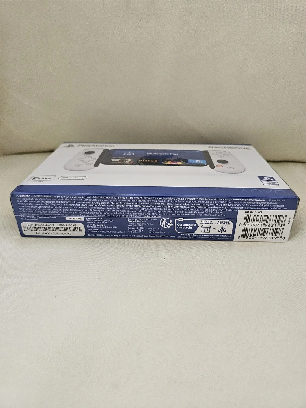 PlayStation Backbone One Mobile Controller for iPhone - LIGHTNING Connecter